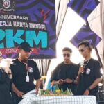 Pembawa Acara Fiki dan April, Pembukaan HUT ke-1 SPKM PT Long Well International Berlangsung Meriah
