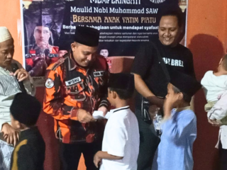 Salurkan Hak Anak Yatim, Tim Brazbrez PAC PP Pemalang Komitmen Jaga Amanah Social